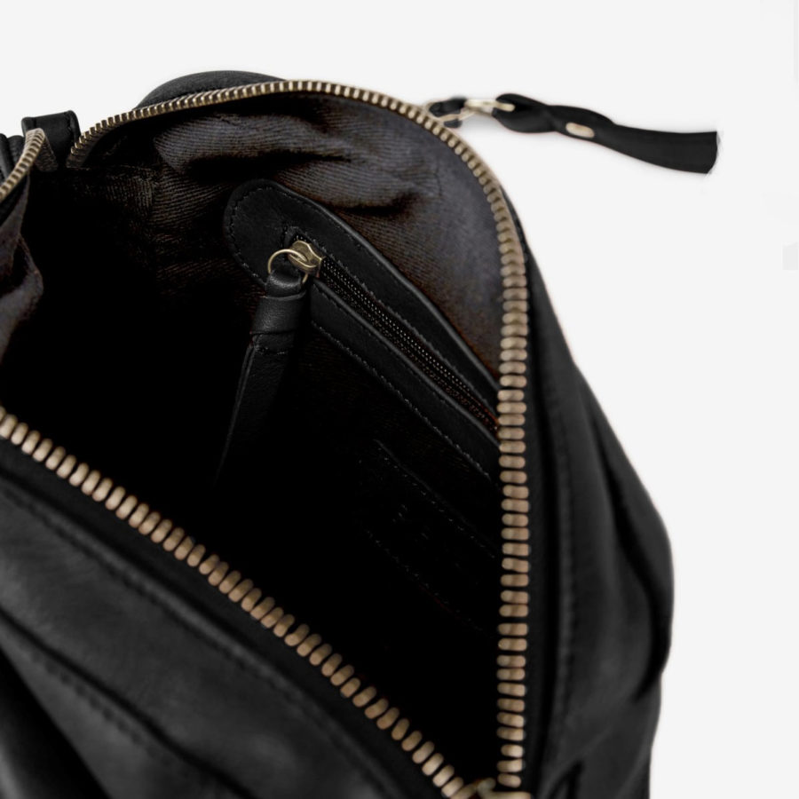sac naina - sac cuir noir bandoulière - sac en ligne