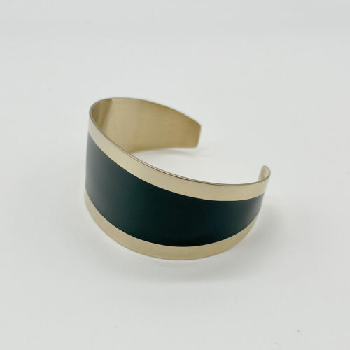 jonc acier inoxydable - bracelet large émaillé - boutique bijoux en ligne