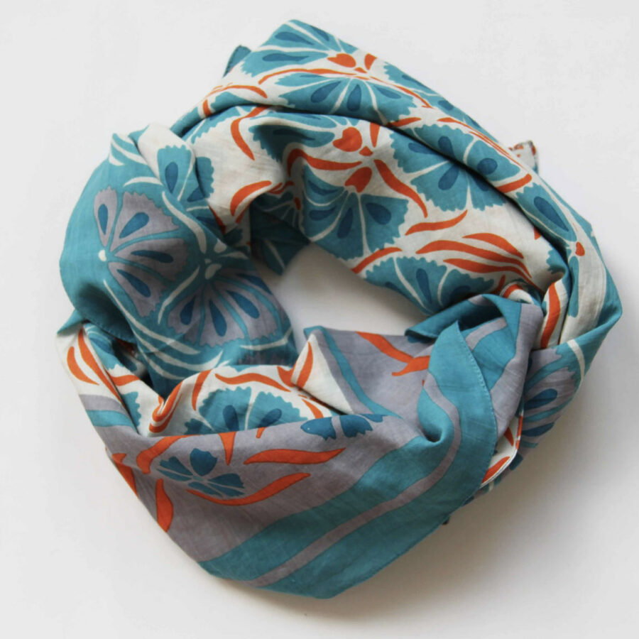 foulard les belles vagabondes - foulard coton bio- boutique bijoux en ligne - boutique indépendante mode bordeaux