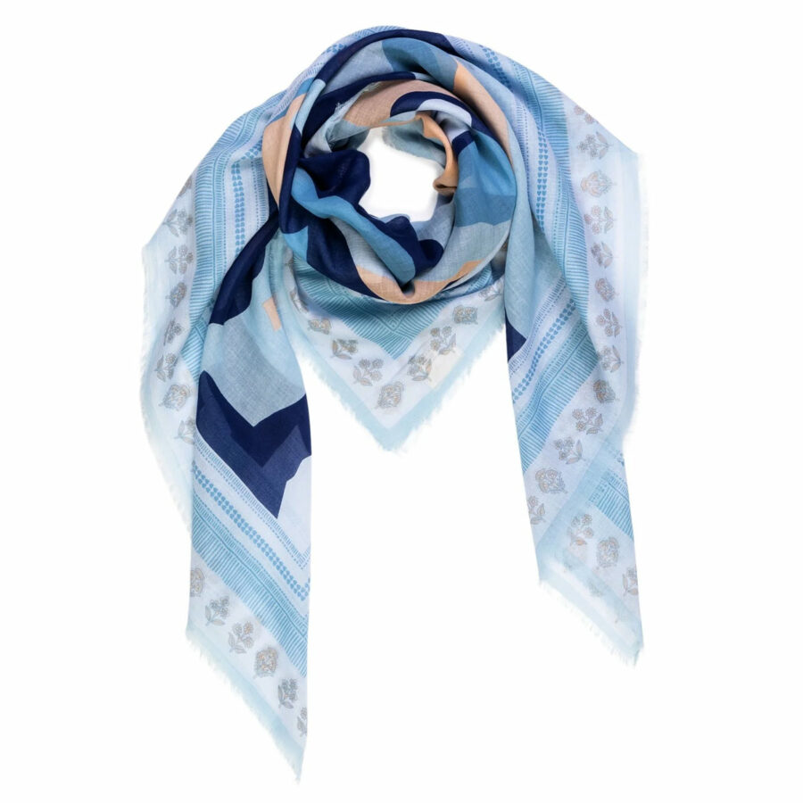 carré munar, bleu, tendance, boulbar, accessoire, en vente en ligne