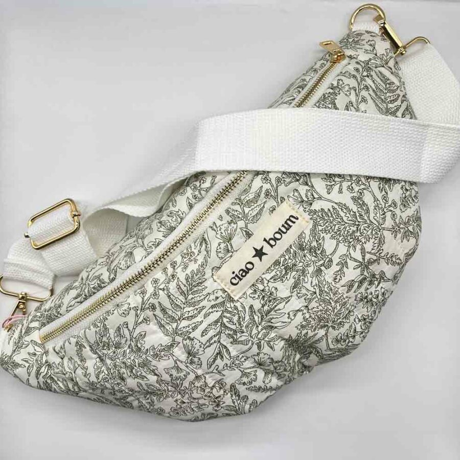 sac banane tissu toile de jouy- boutique bijoux en ligne