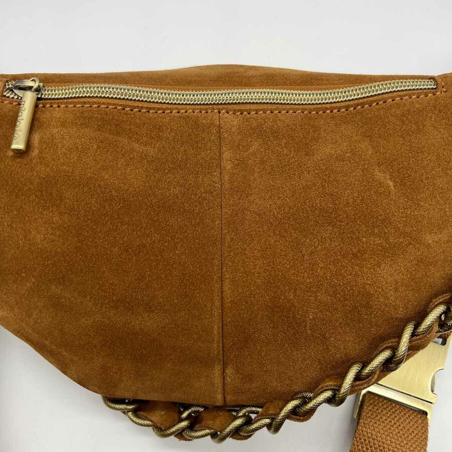 sac banane petra croute cuir noir - sac banane mila louise - sac banane en ligne - boutique bijoux en ligne