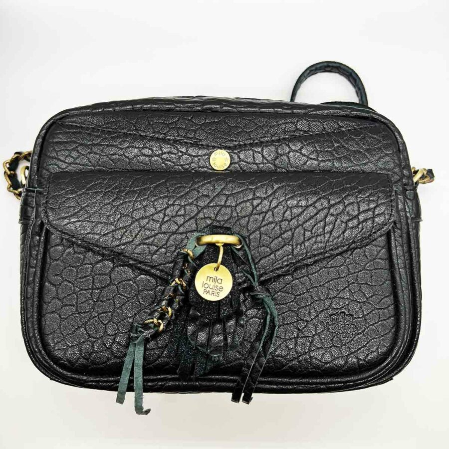 sac à main orelia noir - mila louise - nouvelle collection - tendance - en vente en ligne