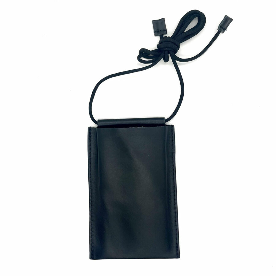pochette telephone Alice noir - mini sac anse cuir - boutique en ligne