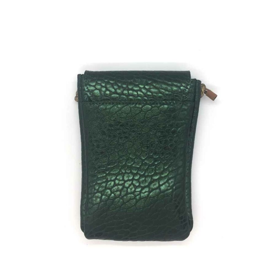 pochette telephone Roel cuir bubble vert Mila Louise boutique mieux vente en ligne