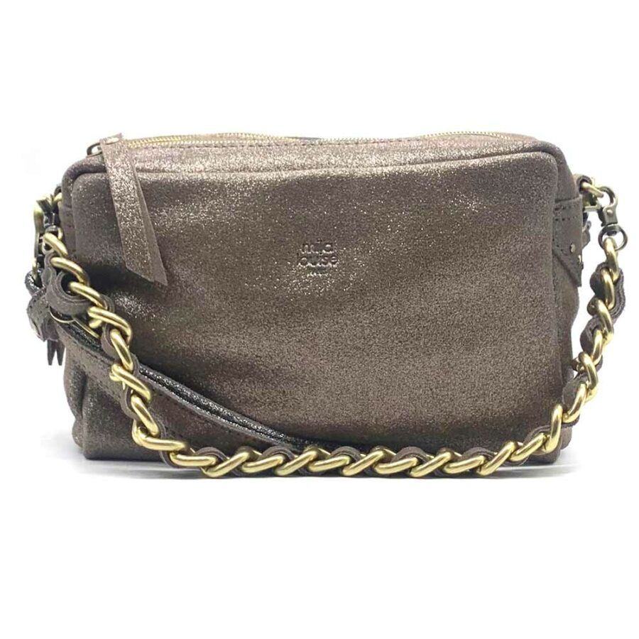 sac Mama XMila Louise. cuir taupe, boutique Mieux bijoux vente en ligne