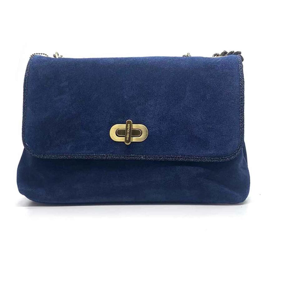 sac Philana Mila Louise. cuir encre bleu, boutique Mieux bijoux vente en ligne