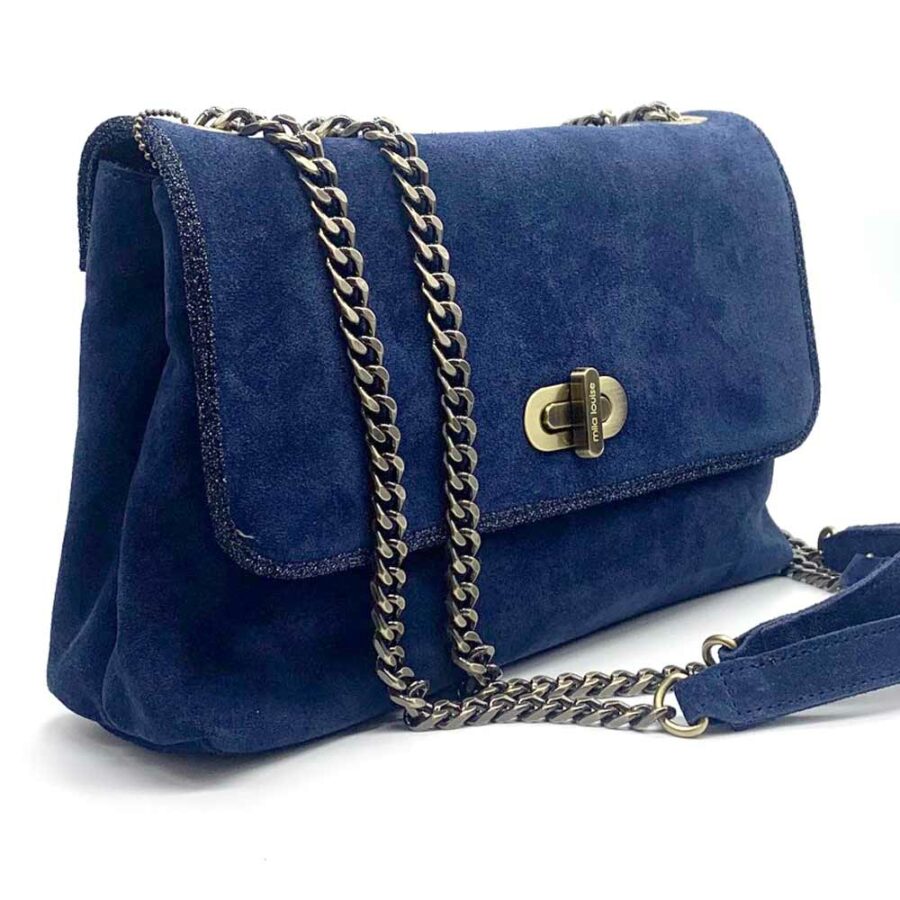 sac Philana Mila Louise. cuir bleu, boutique Mieux bijoux vente en ligne