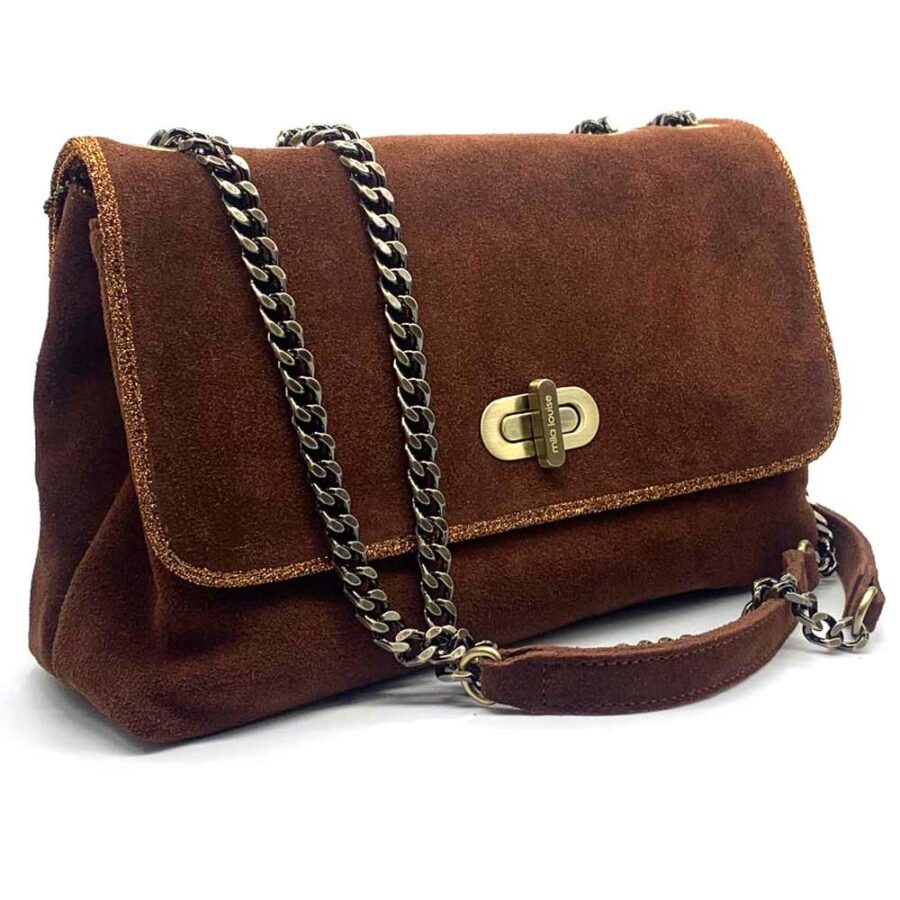 sac Philana Mila Louise. cuir cognac, boutique Mieux bijoux vente en ligne