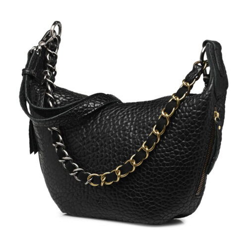 sac rubina mila louise- sac cuir bubble noir - sac mila louise en ligne