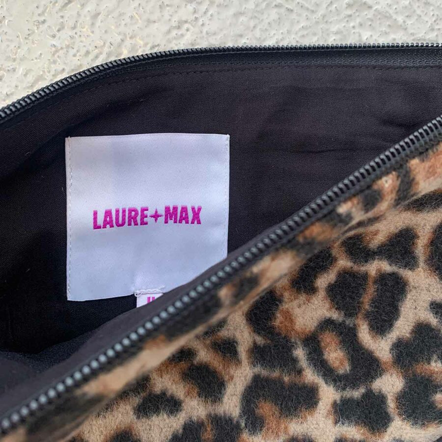 sac banane léo - sac banane léopard laure + max - boutique bijoux en ligne